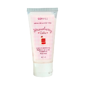 GO NAILS Crema de manos y pies Strawberry - 60 ml